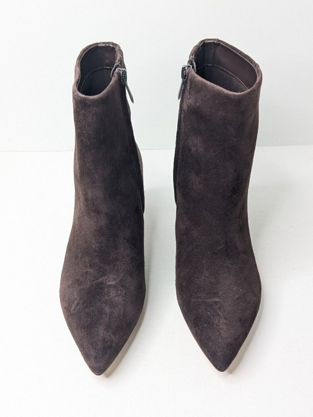 Sam Edelman Ukie Ankle Booties Chocolate Suede Womens 7 - Picture 3 of 7
